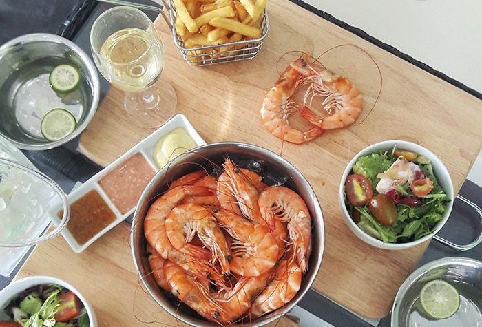 Cafe Soriya, Seafood menu